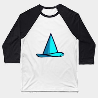 Cosmic Blue Wizard Hat Design No. 957 Baseball T-Shirt